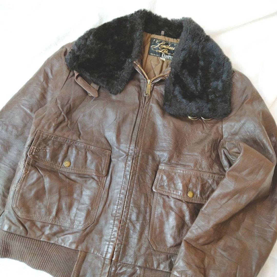 90s vintage【y2k】G1　A2　フライトジャケット　レザージャケット