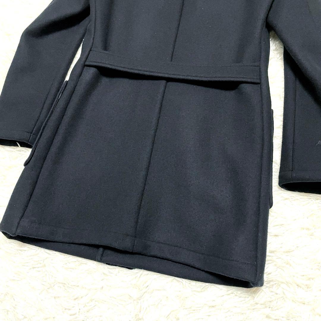 【極美品】 junhashimoto スタンドカラーウールコート　ブラック