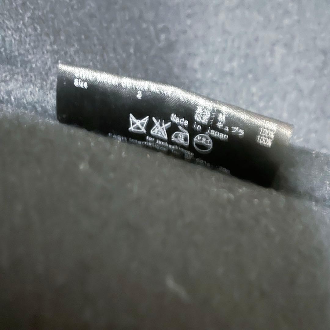 【極美品】 junhashimoto スタンドカラーウールコート　ブラック