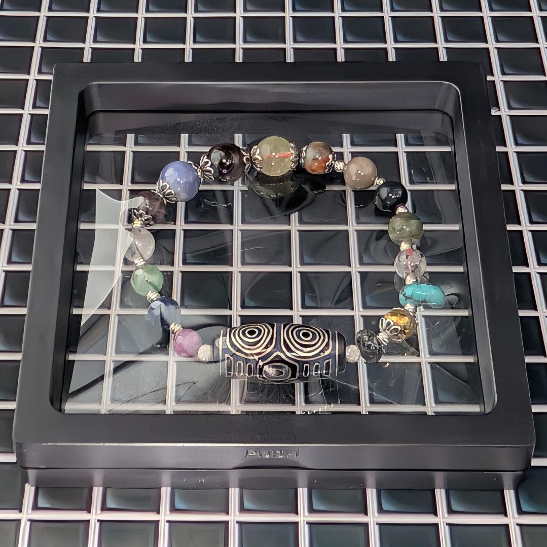 【一点物】『銀線龍眼導師 』― 呪禁導師シリーズ最新作・創作ブレスレット