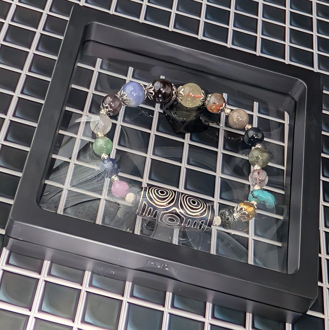 【一点物】『銀線龍眼導師 』― 呪禁導師シリーズ最新作・創作ブレスレット