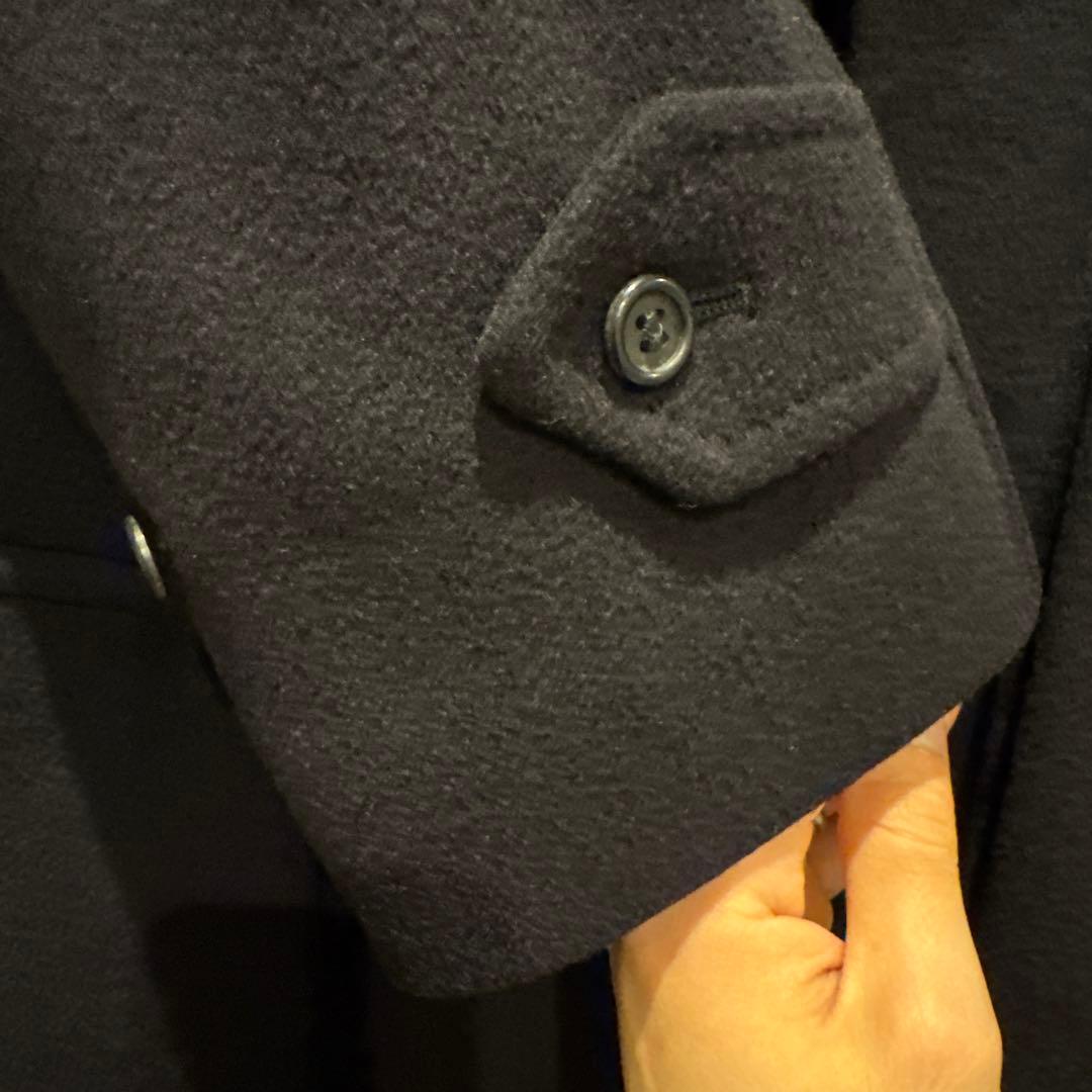 AC012 カシミヤ100%Burberry バーバリー ホースロゴコート XL