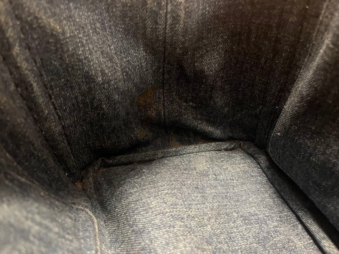 PRADA デニムバッグ　保証書付き　付属品あり