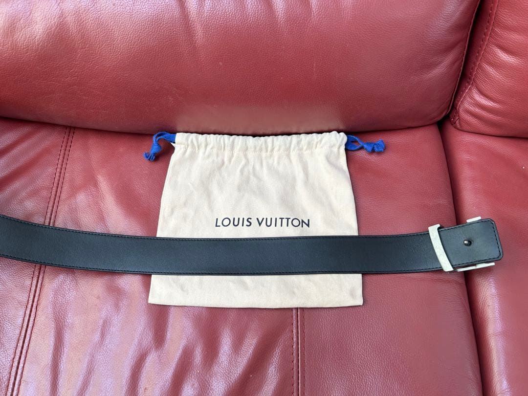 メンズ リバーシブル ベルト ロゴLVシングル　M9232