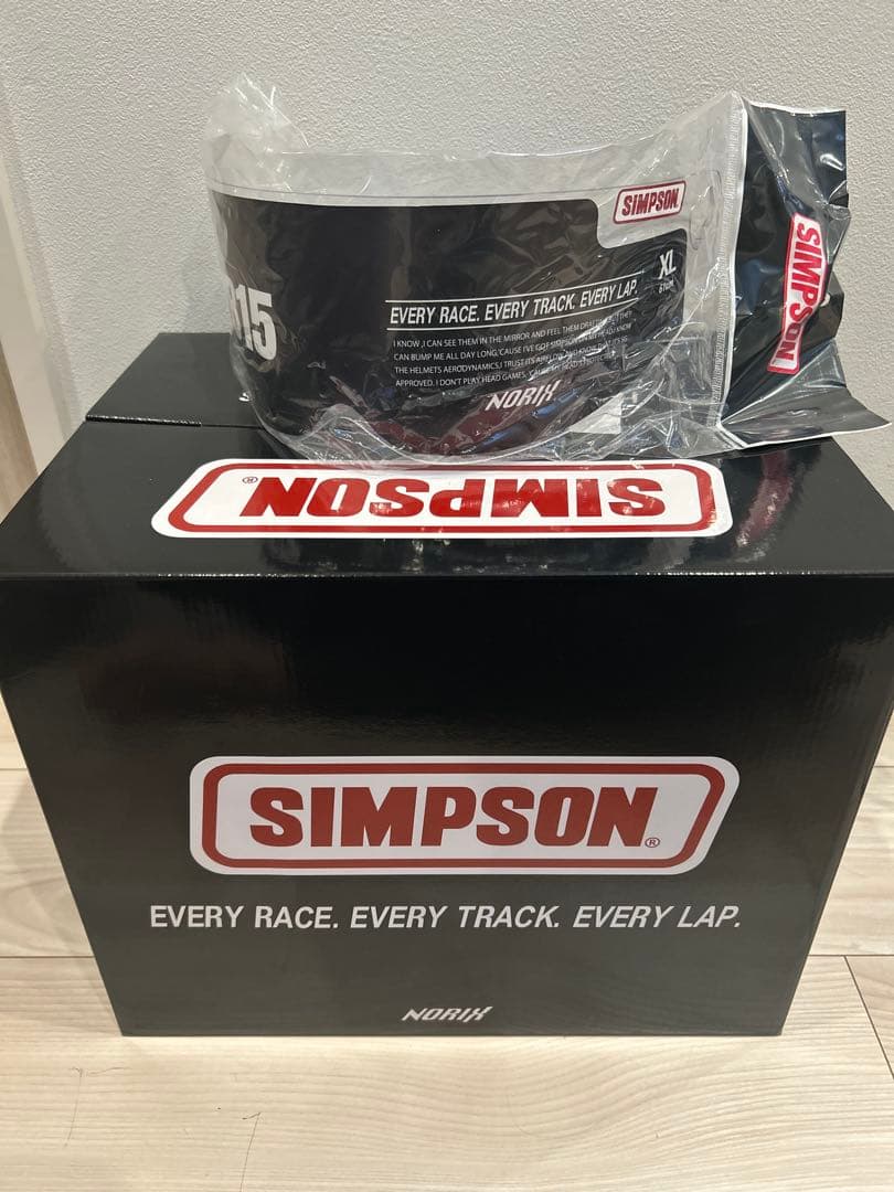 SIMPSON SB15 XL未使用品✨KeePer施工済✨スモークシールド付