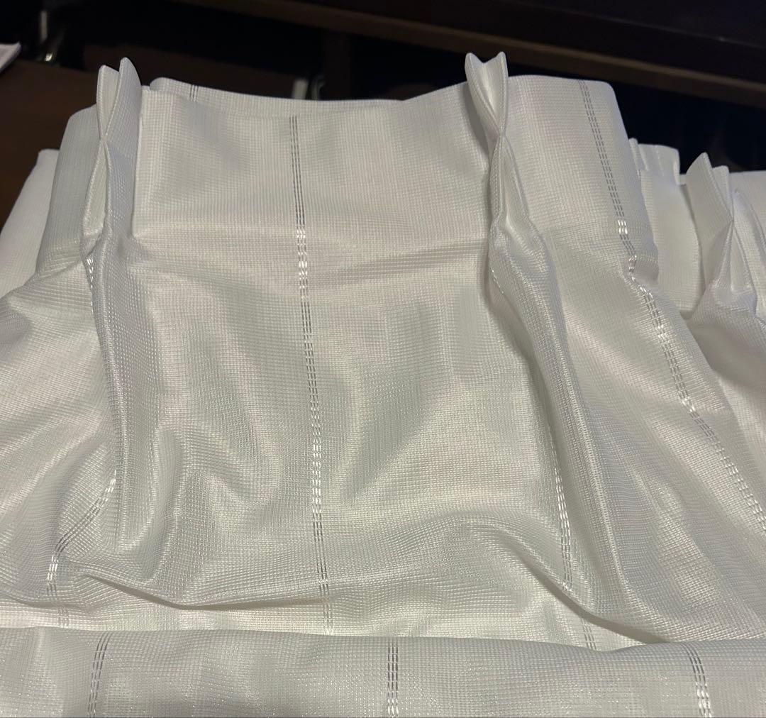 ニトリ　レースカーテン 幅240×丈230 2枚