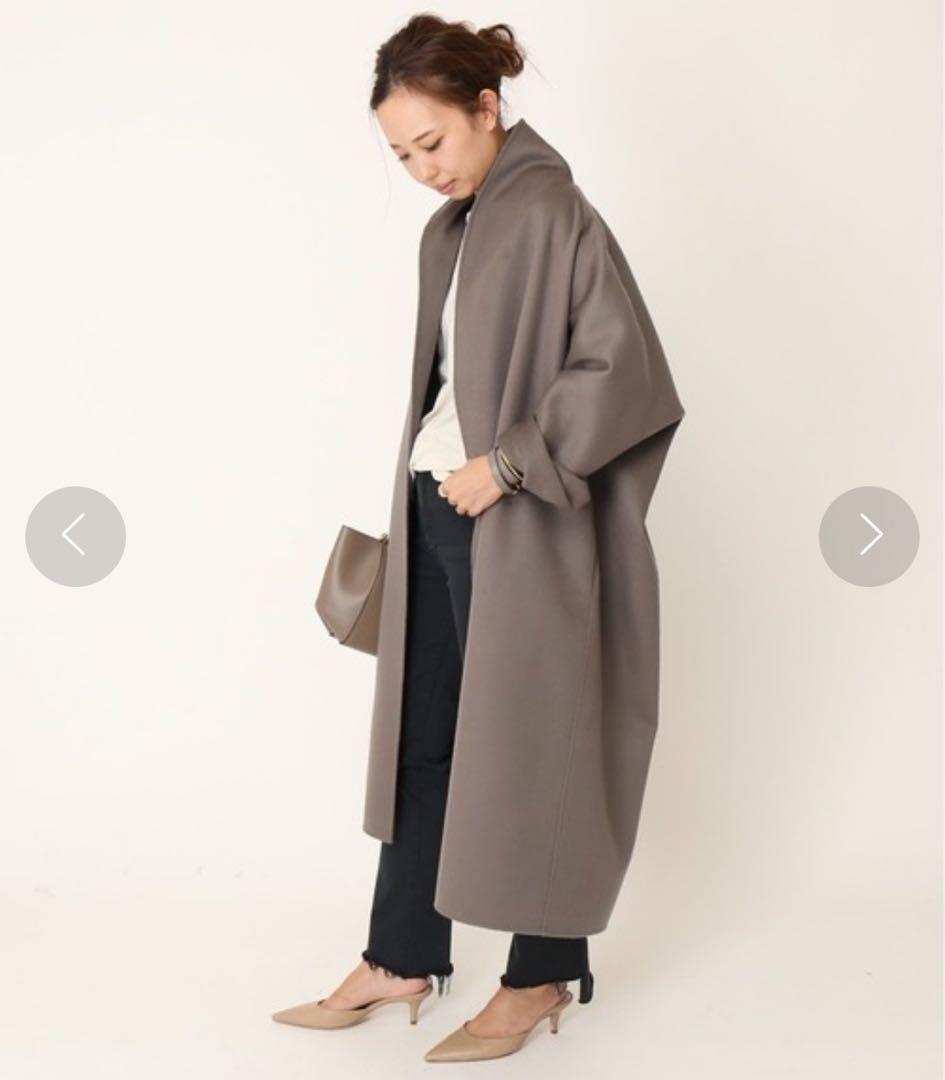 値下げ！Deuxieme Classe ALMA ROSA ショールカラーコート