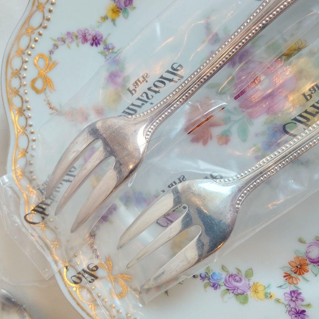 Christofle フォーク 2本セット　新品未開封品