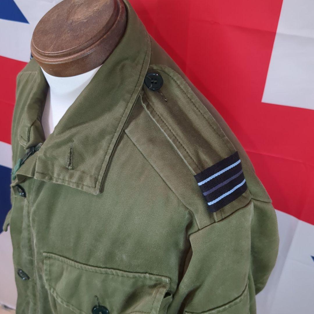イギリス軍 COMBAT SMOCK ミリタリージャケット (RAF階級章付）