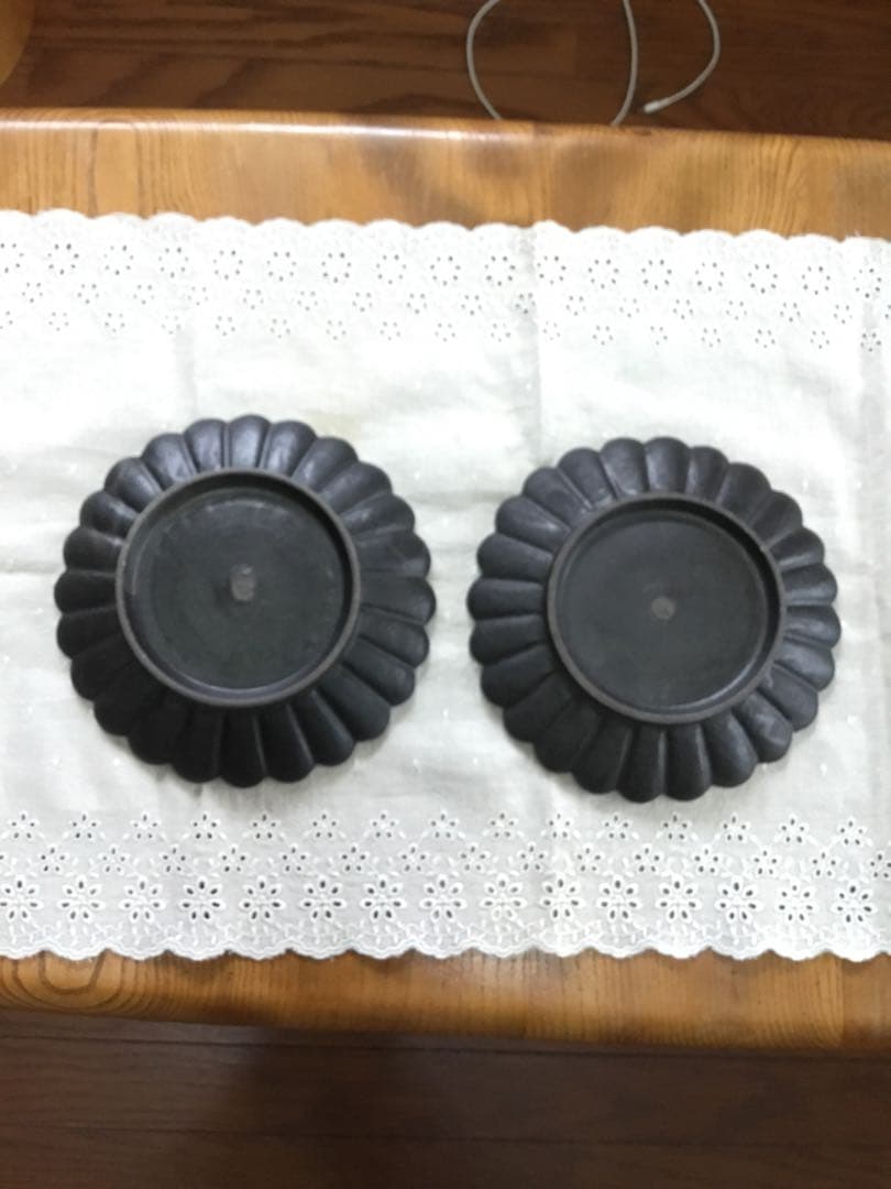 高島大樹　輪花皿　2枚セット