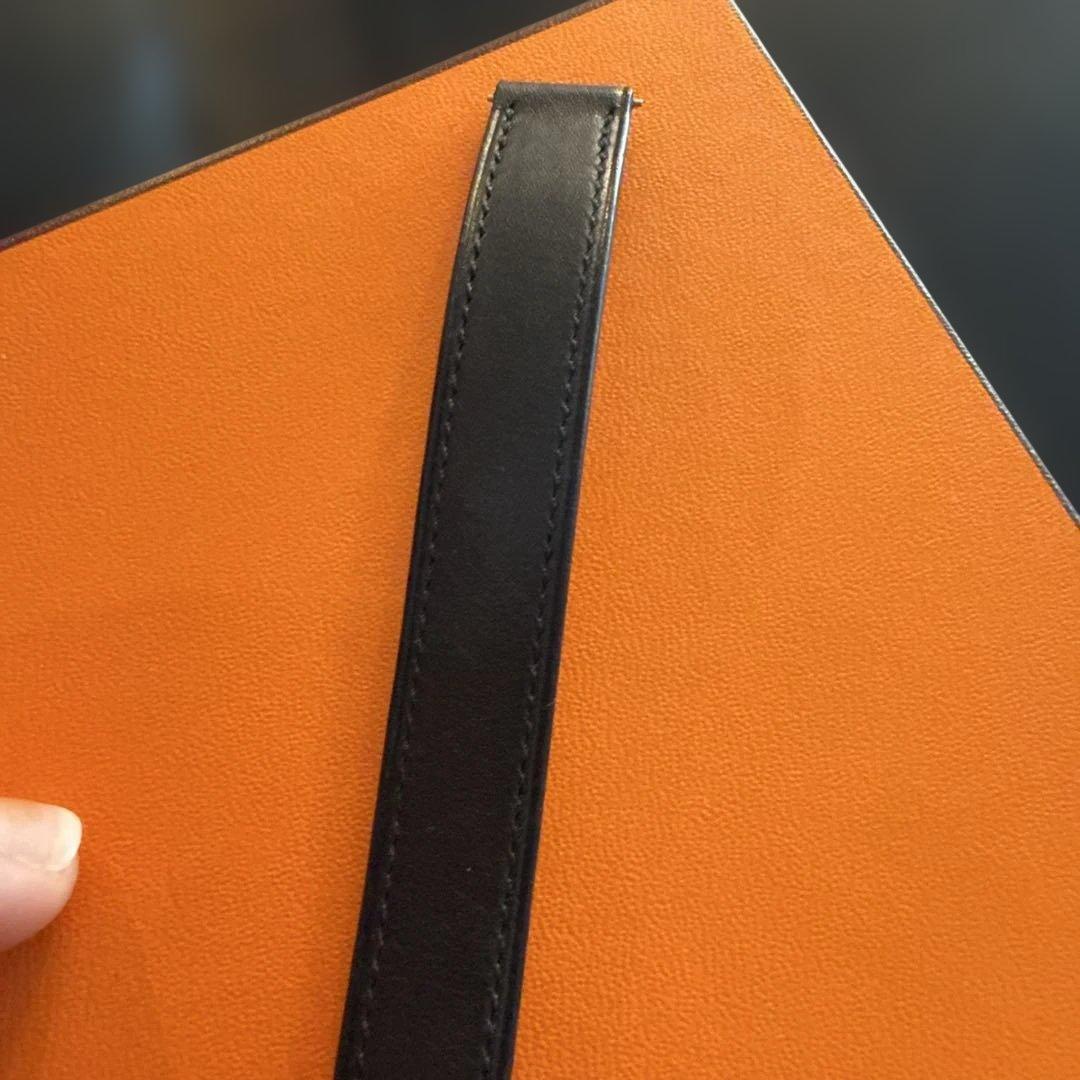 美品　HERMES ケープコッド　ストラップ　ブラック　レザーベルト　二重巻