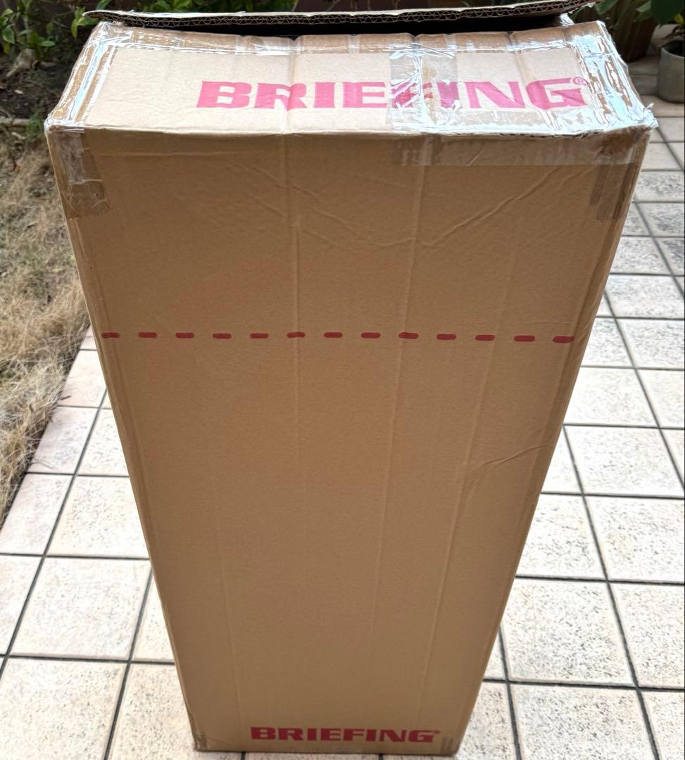 BRIEFINGブリーフィング スタンドキャディバッグ　黒/オレンジ