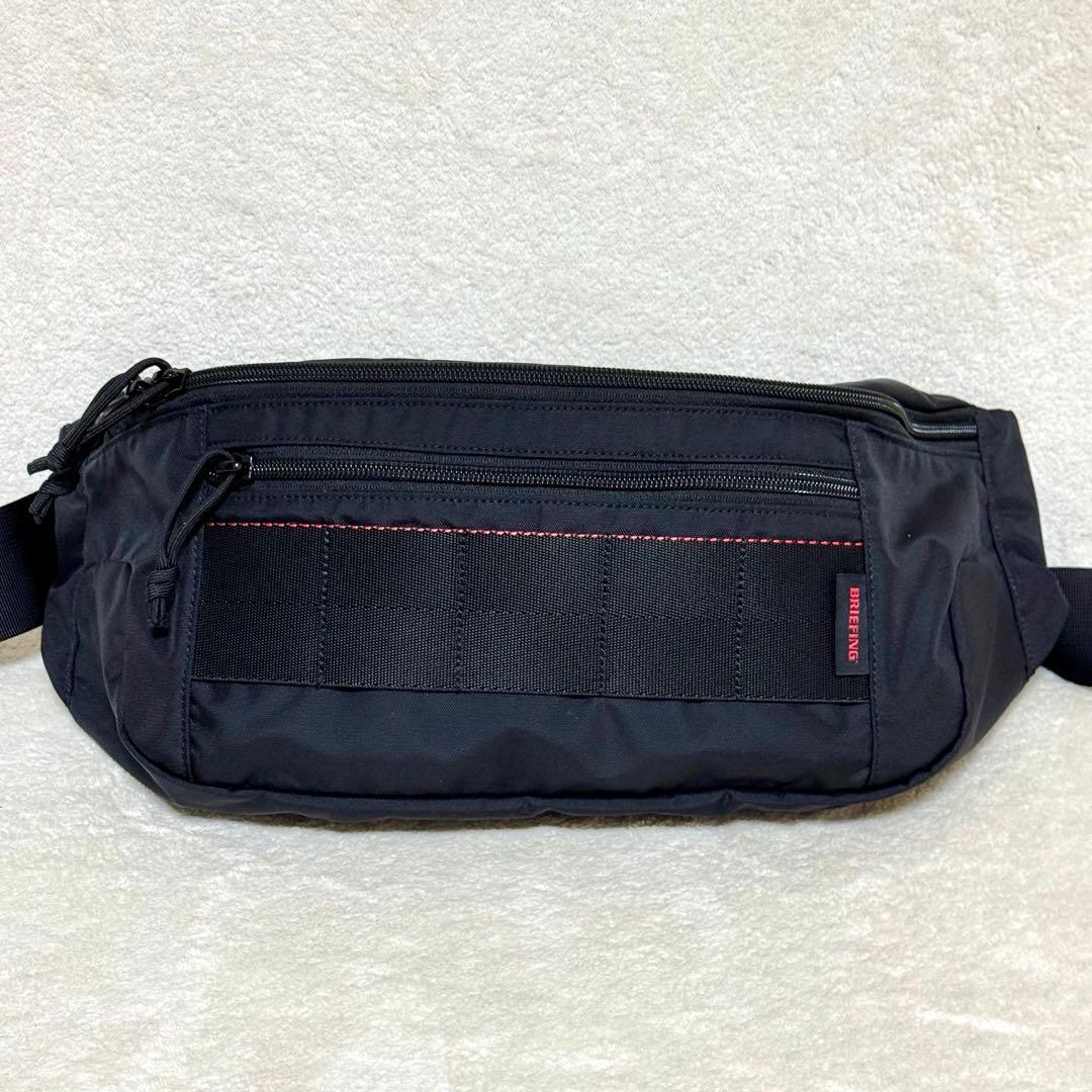 未使用級 BRIEFING ボディバッグ FANNY PACK 黒 ブラック