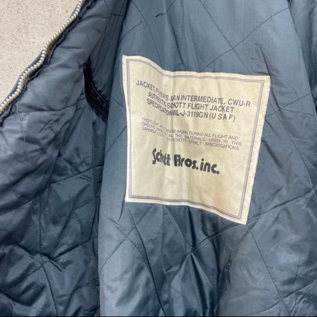 ★14★ SCHOOT (ショット) フライトジャケット　CWU-R