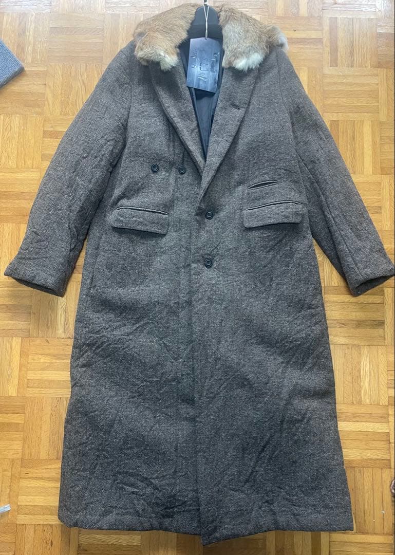 ジャケット・アウター sunsea BRITISH WOOL HERRINGBONE COAT 3
