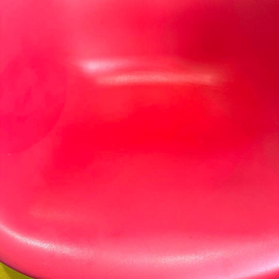 イームズ アームシェルチェア レッド ミッドセンチュリー エッフェルベース　1台