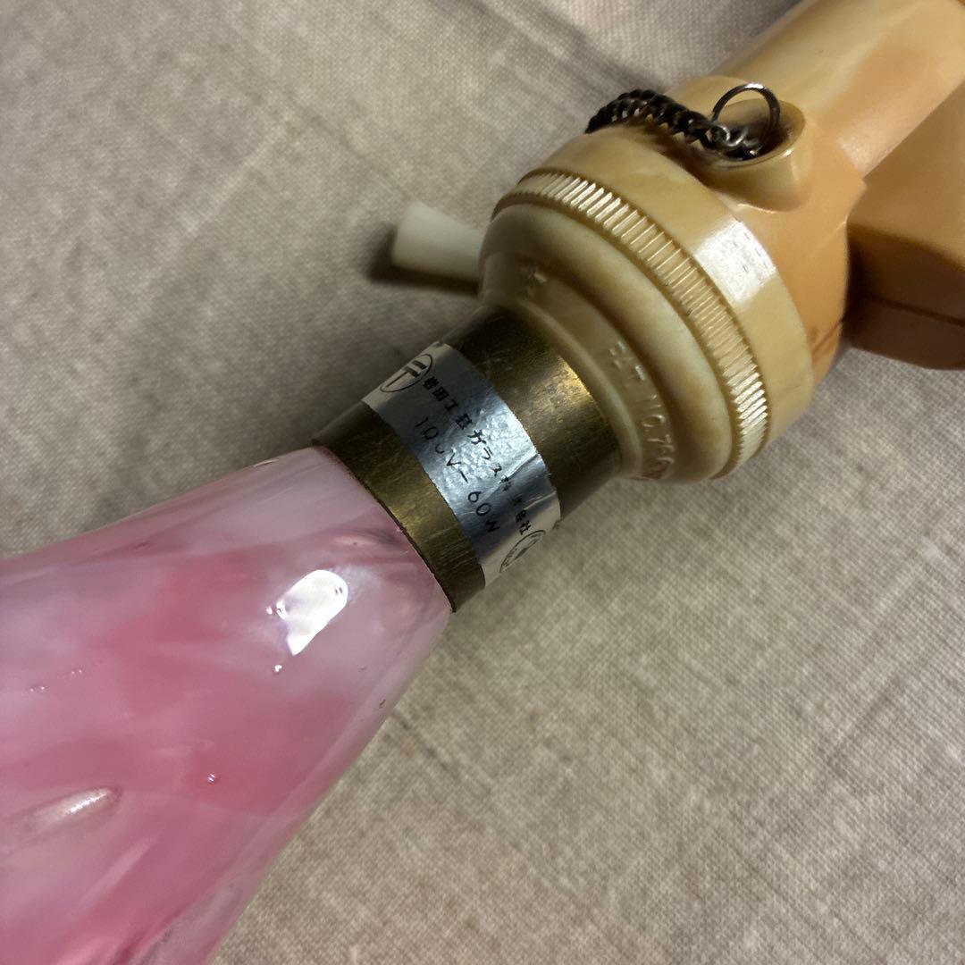 岩田ガラス テーブルランプ ライト スタンドライト 布シェード IWATA