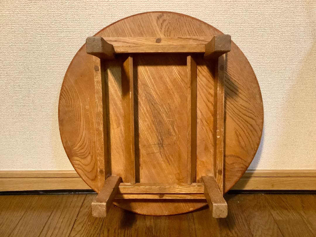 昭和レトロ　ちゃぶ台　 ミニサイズ　折り畳み式　コンパクト　アンティーク　古道具