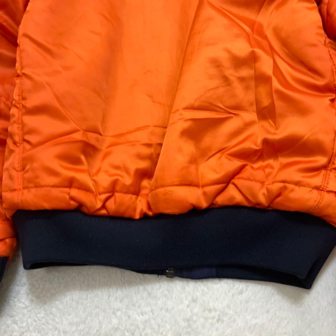 美品✨アヴィレックス XL ネイビー リバーシブル MA-1 フライトジャケット