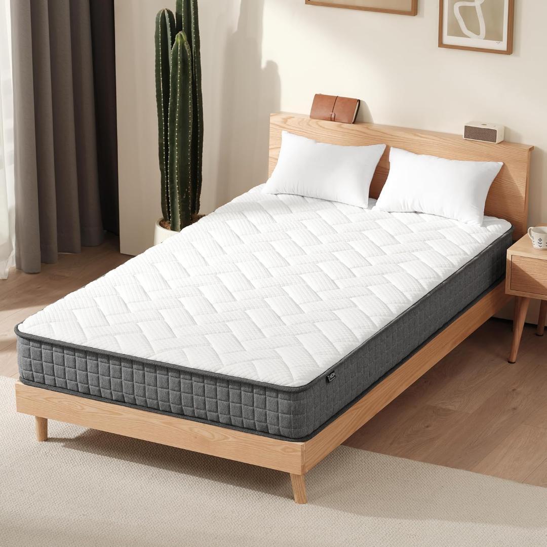 Z-HOM マットレス ゼミダブル 厚20cm（120*195*20cm）グレー