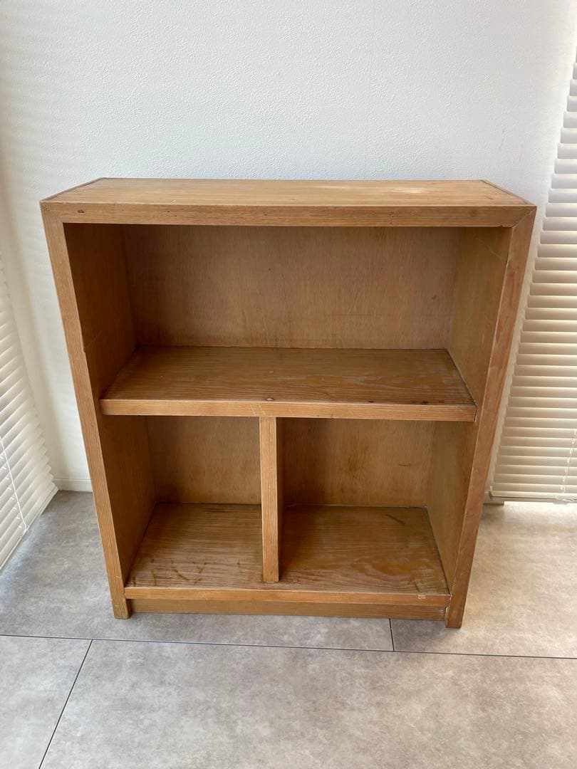 木製オープンシェルフ 本棚　手作り