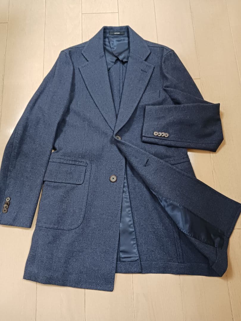 お値下げ　ネイビー チェスターコート