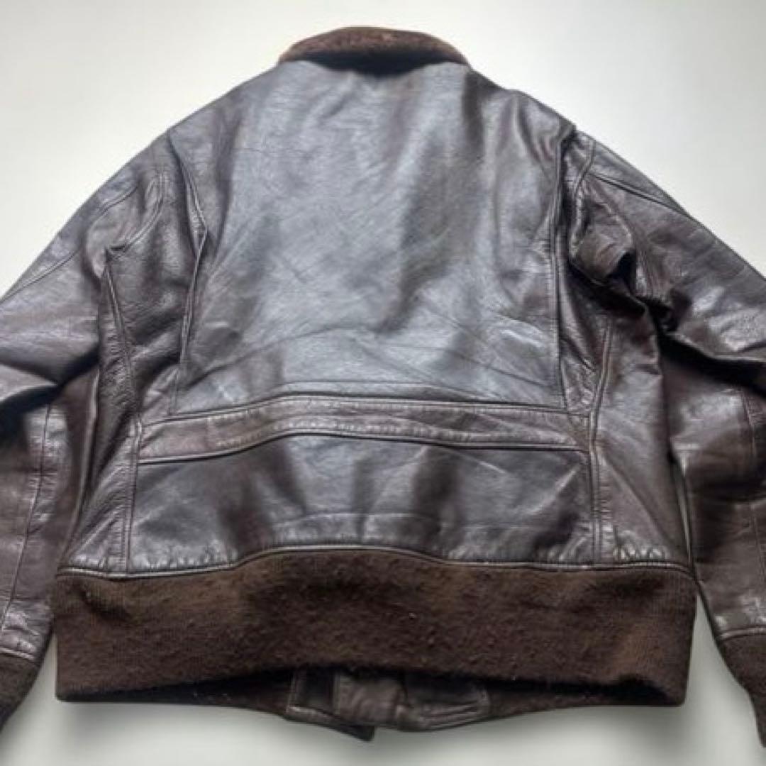 激レア　g1 フライト　レザージャケット　ロケットタロン　黒タグ　50s 60s