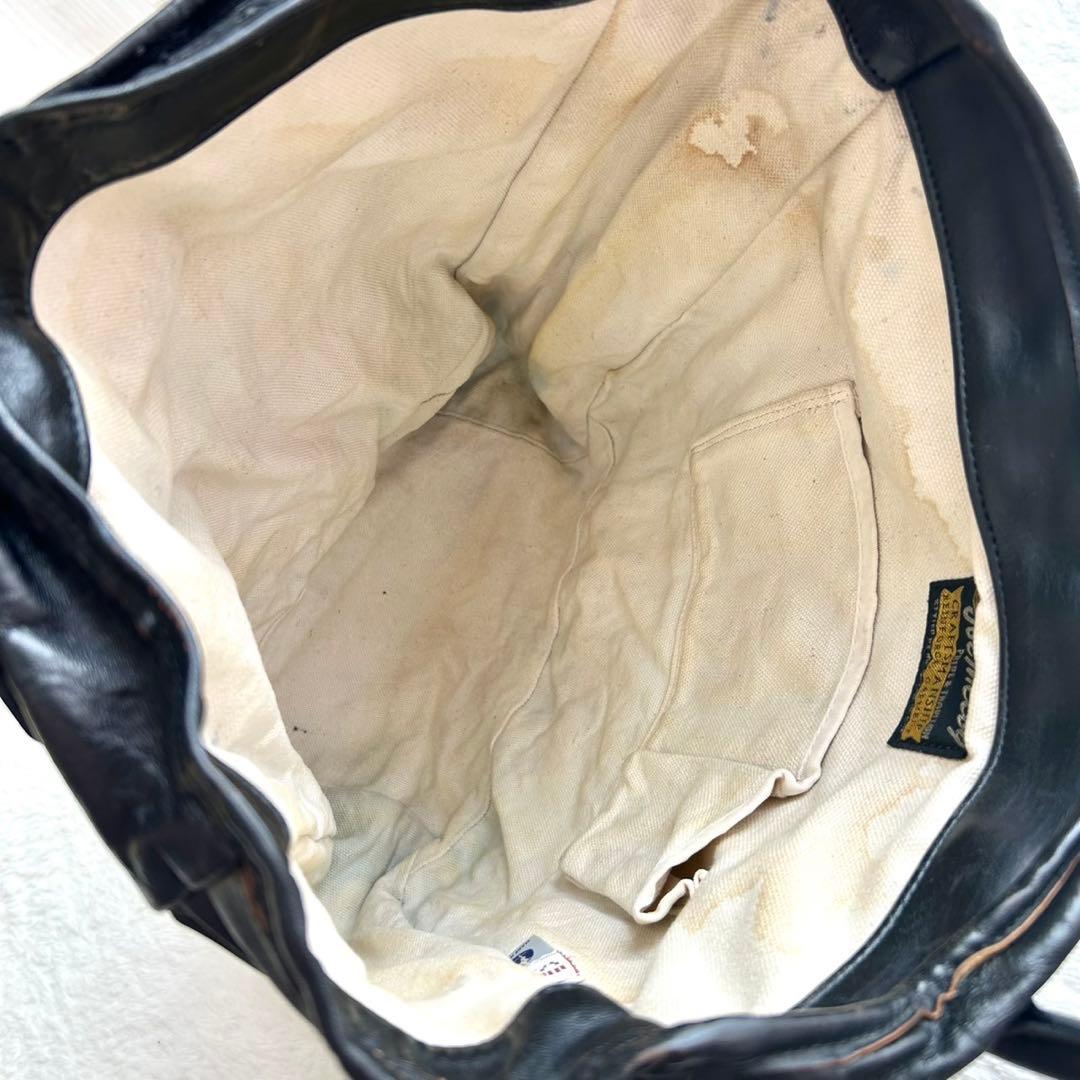 【希少】ザ リアルマッコイズ ジョーマッコイ レザートートバッグ パッチワーク