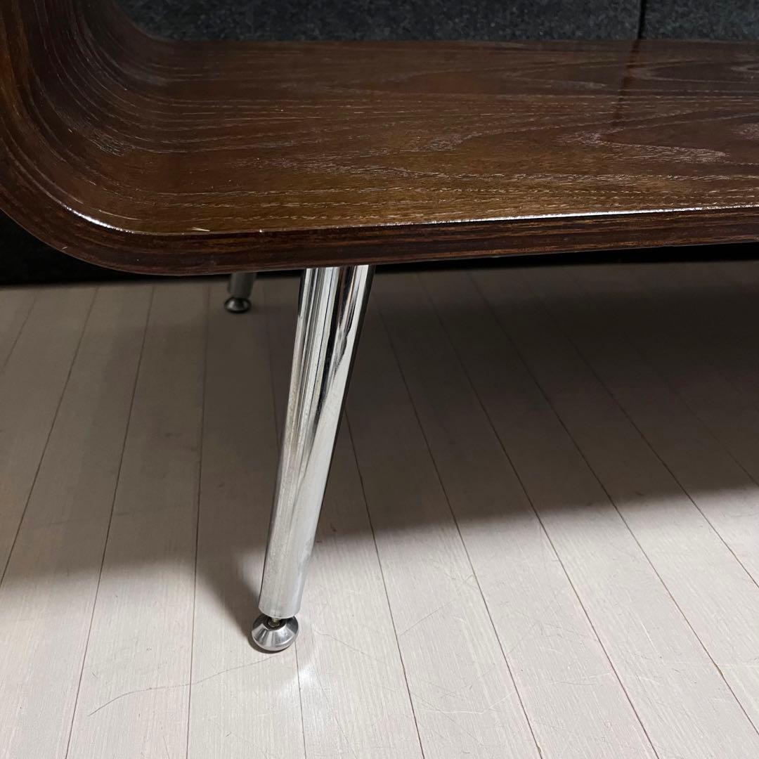 ミッドセンチュリー　スペースエイジ　センターテーブル ガラステーブル