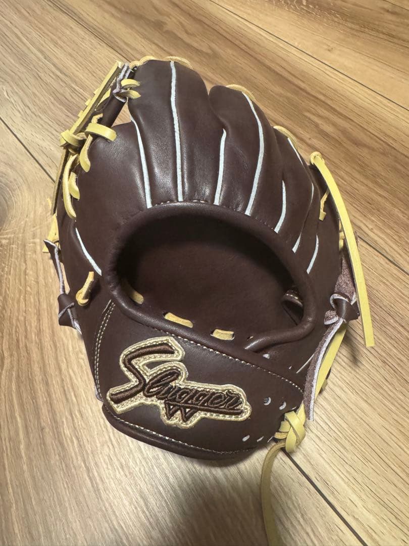 【新品未使用】久保田スラッガー ブラウン硬式グローブ　トレーニンググラブ