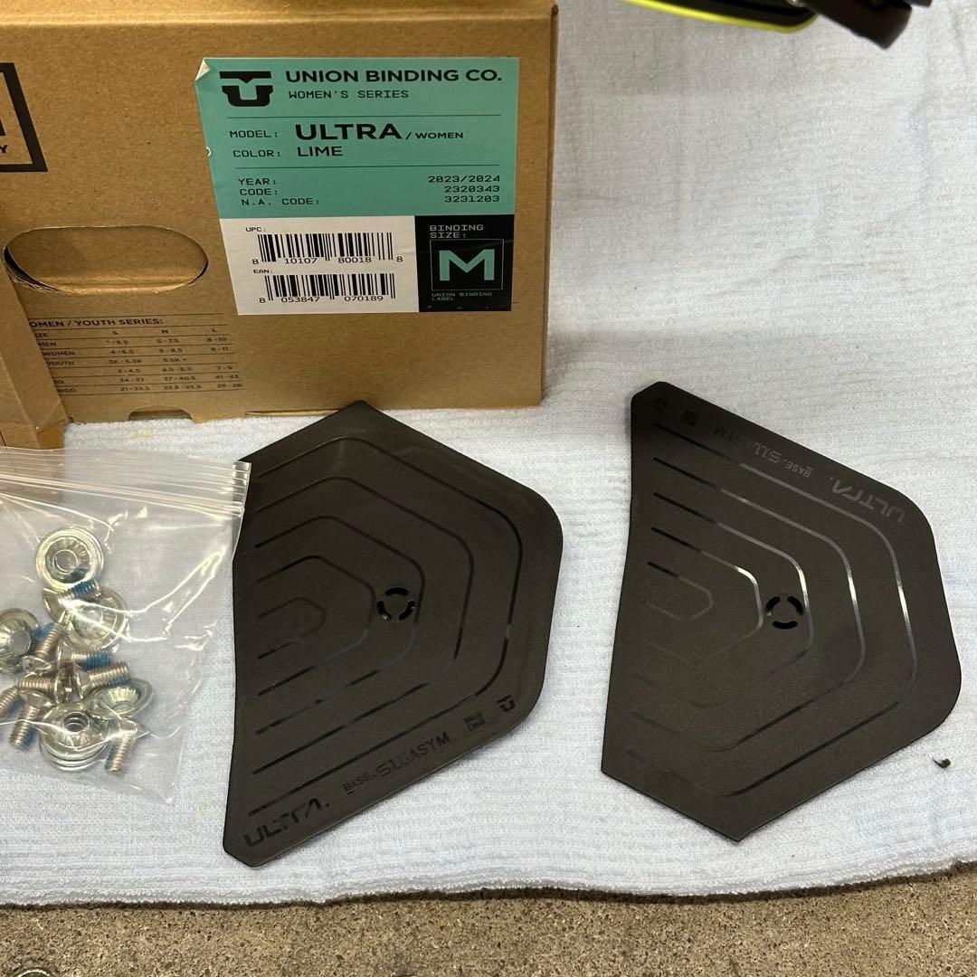 新品未使用　UNION ULTRA WOMENユニオン　ビンディング M