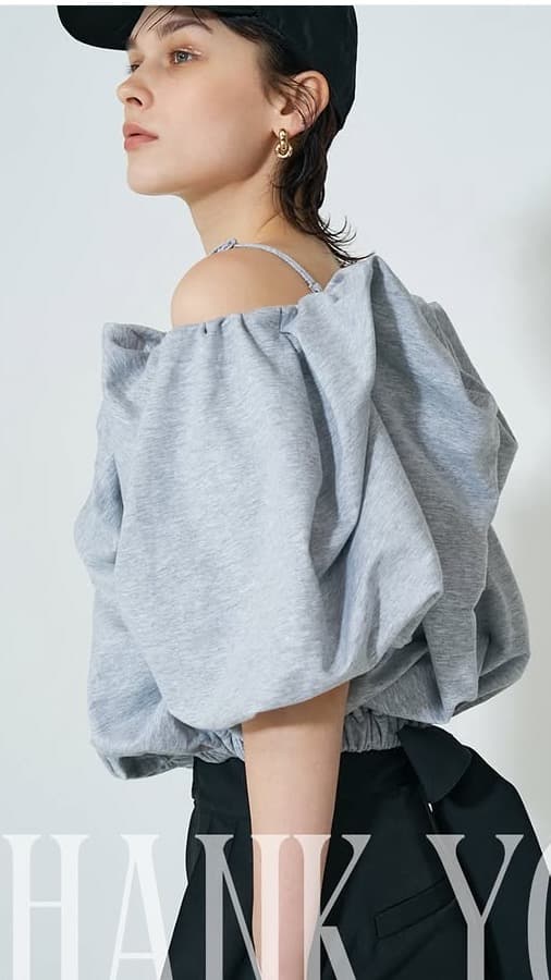 Mewl ショート丈２WAYオフショルTOPS