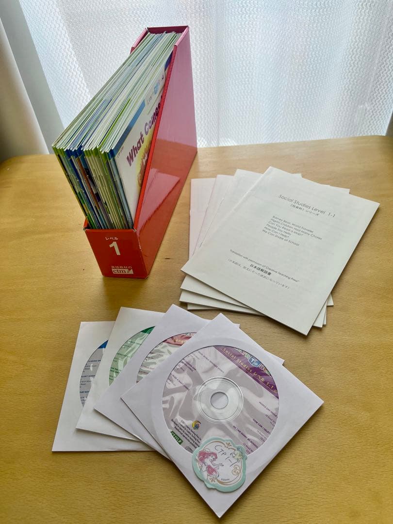 CTPLearn to Readレベル1-1 24冊絵本+CD+日本語解説書