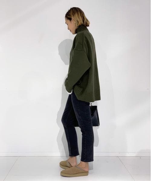 AP STUDIO CINOH ウールタートルネックプルオーバー