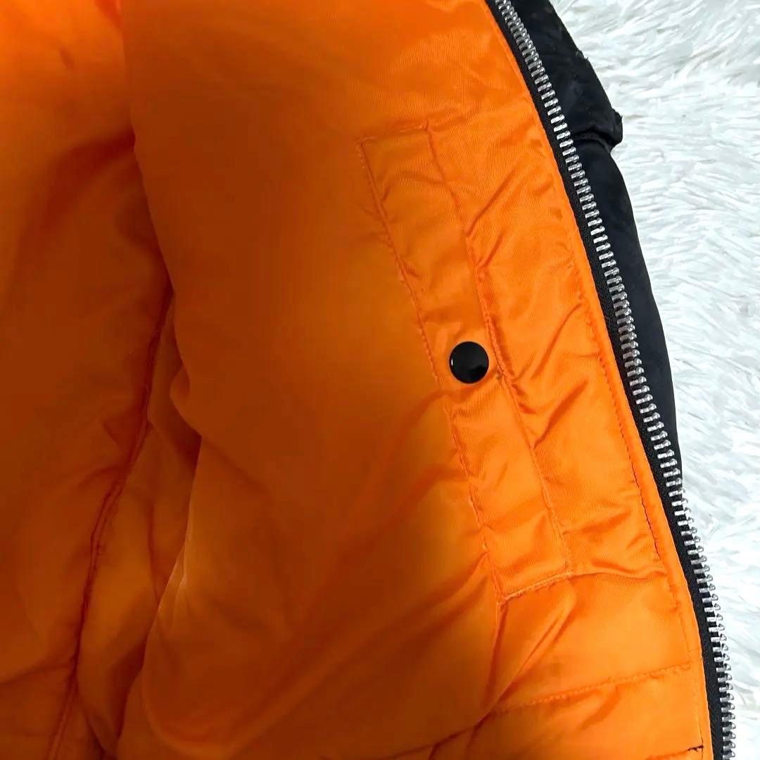 【アルファインダストリーズ】フライトジャケット（S）MA-1 黒　リバーシブル