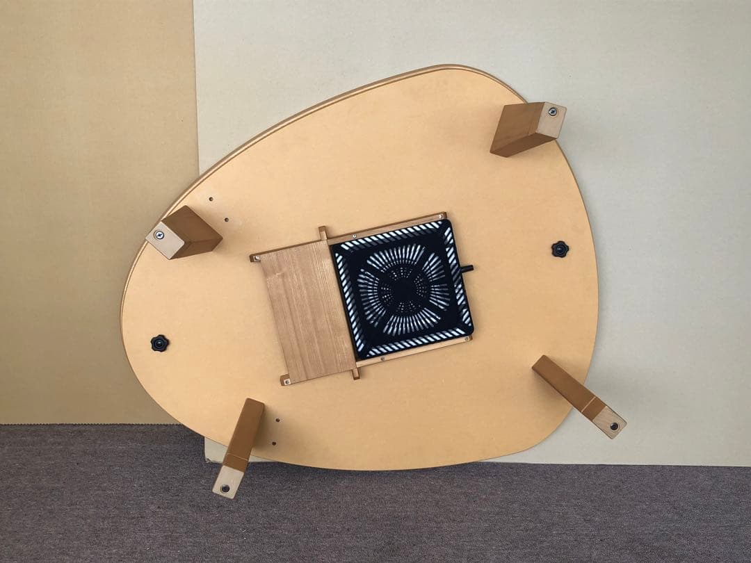 ☆ 送料無料　120 　可愛いたまご型　国産こたつ　ヒーター込 ☆