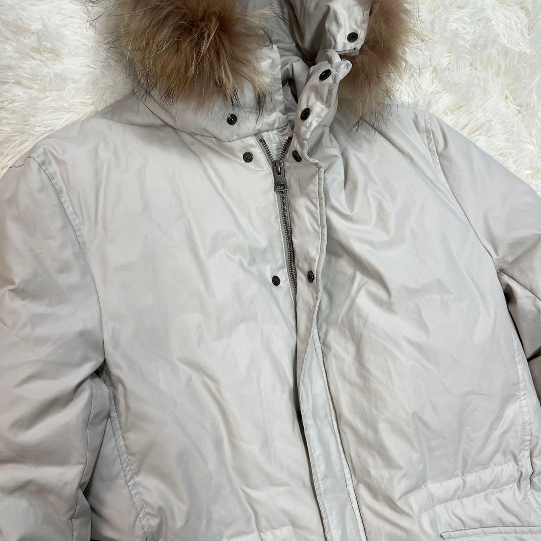 セオリー theory ダウンコート ダウンジャケット ファー M