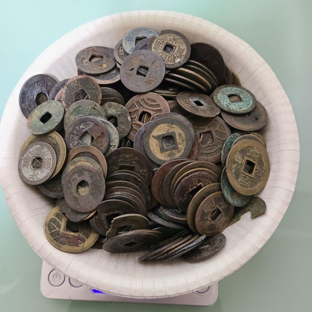 O*E様 古銭　穴銭まとめ 寛永通宝 天保通宝 文久永宝など　1000グラム