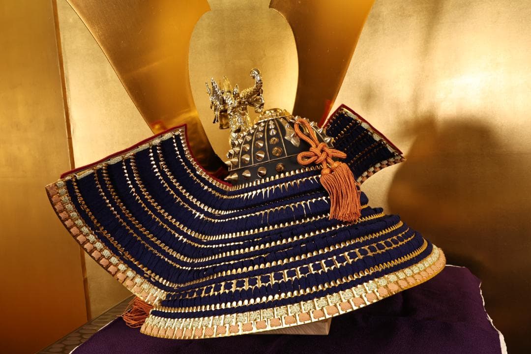 大野龍玉作　伝統工芸品　大鍬形龍前立兜　国宝写　節句　五月　33号 BJ187