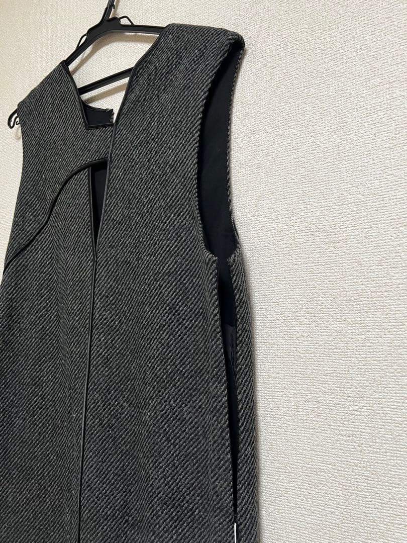 時間限定値下げ新品タグ付　アダムエロペ 前後2WAYツイードジャンパースカート