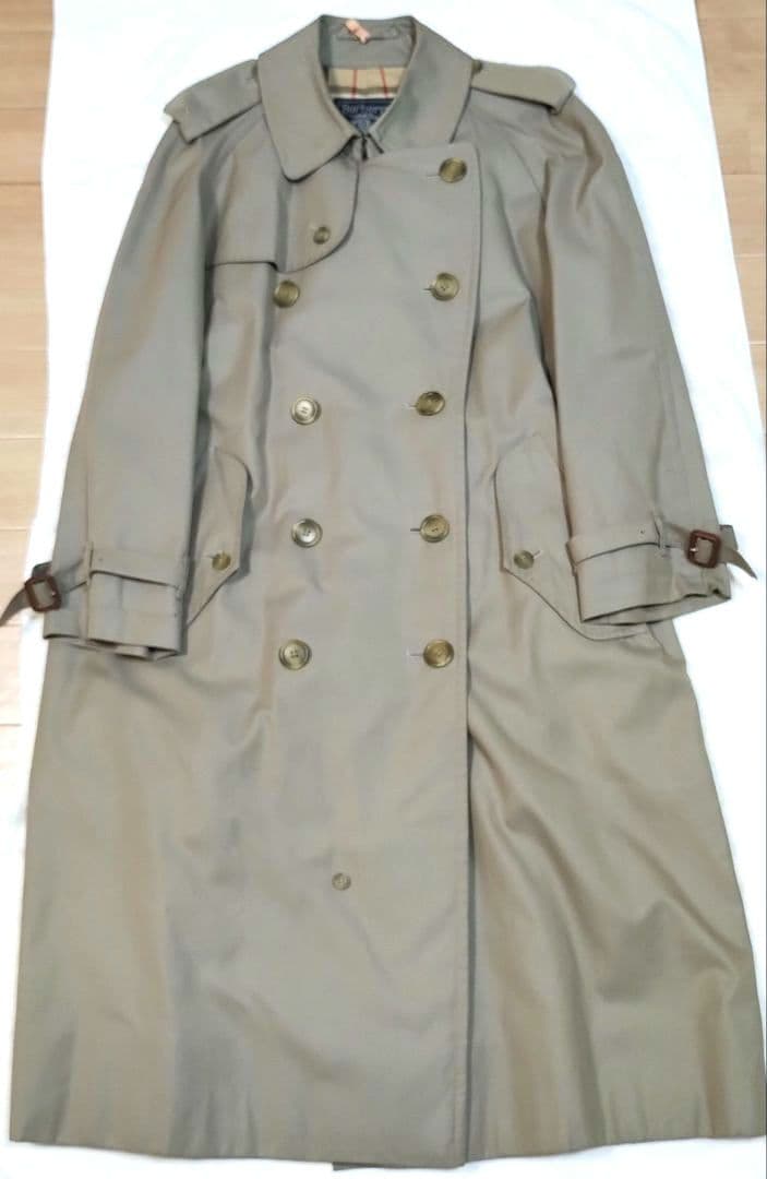 希少価値 美品 Burberrys ベージュグレー トレンチコート ヴィンテージ