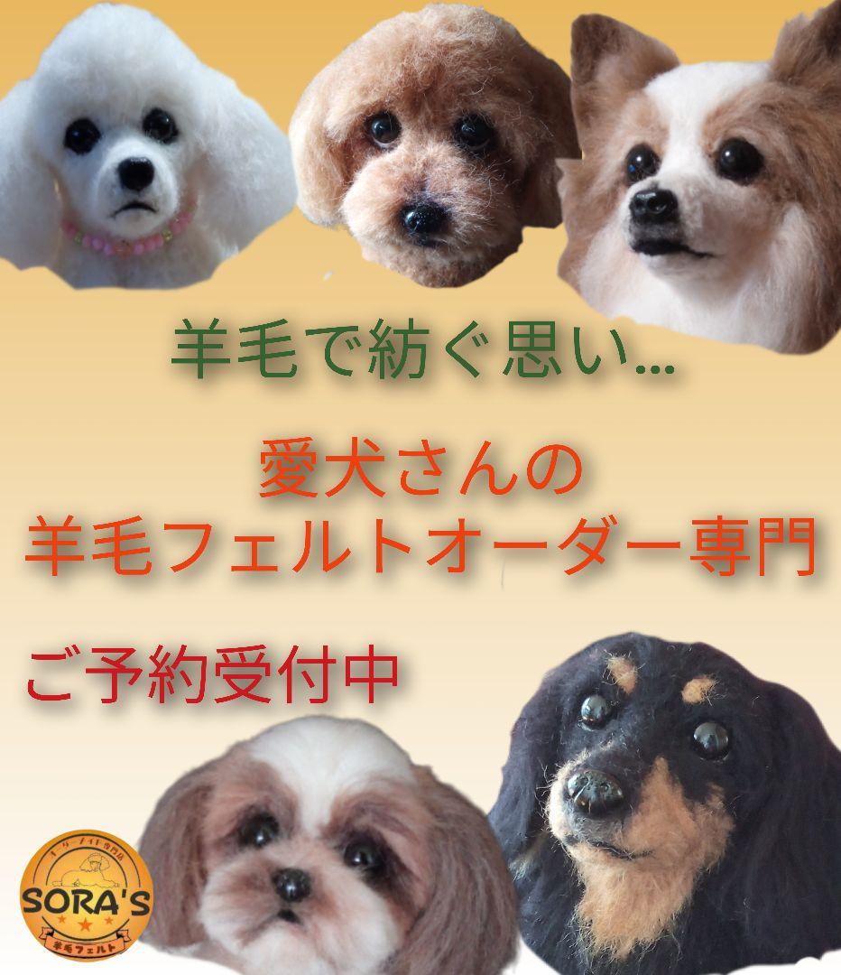 羊毛フェルトオーダー専門・わんちゃん・ぬいぐるみ