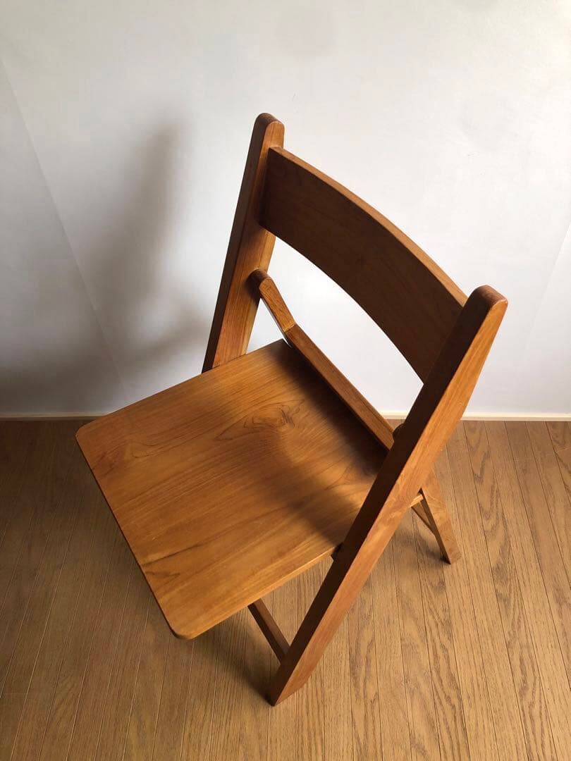 オールドチーク 古材 フォールディングチェア 折り畳み椅子 ヴィンテージ家具