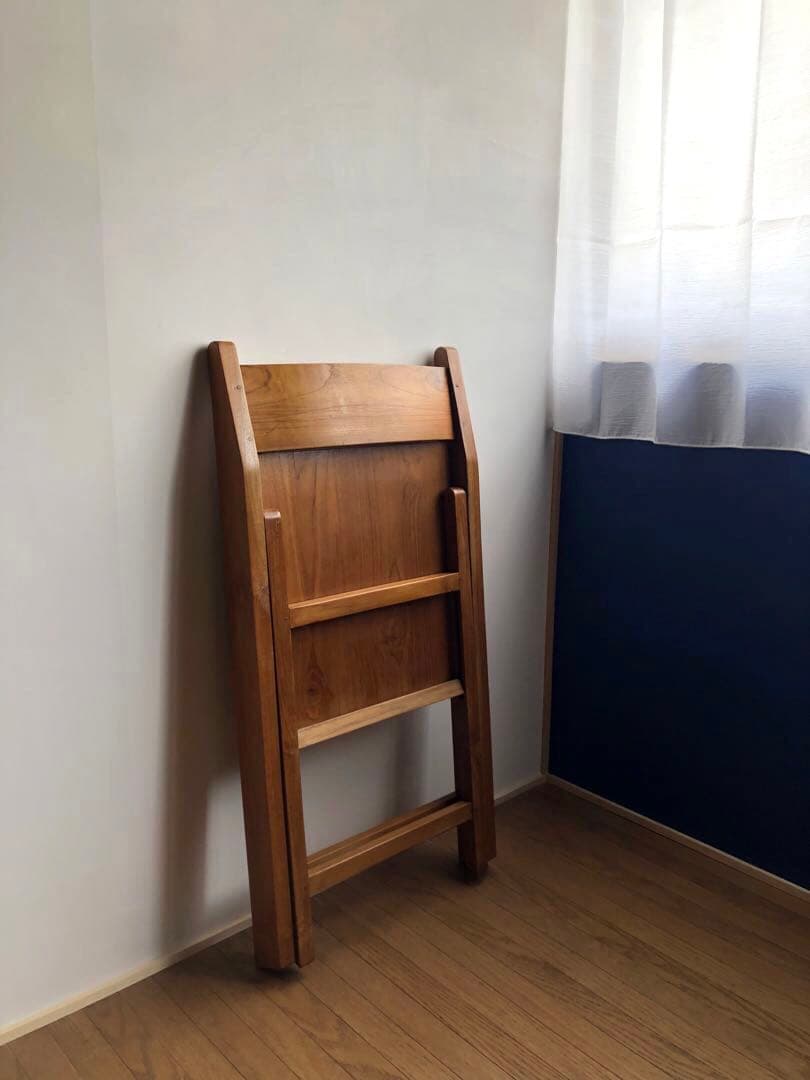 オールドチーク 古材 フォールディングチェア 折り畳み椅子 ヴィンテージ家具