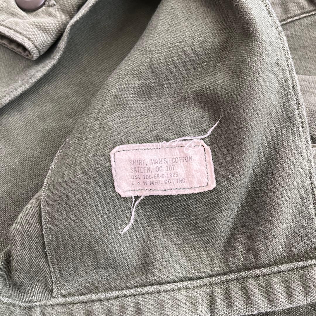 60's USARMY UTILITY SHIRT 16H古着 ヴィンテージ