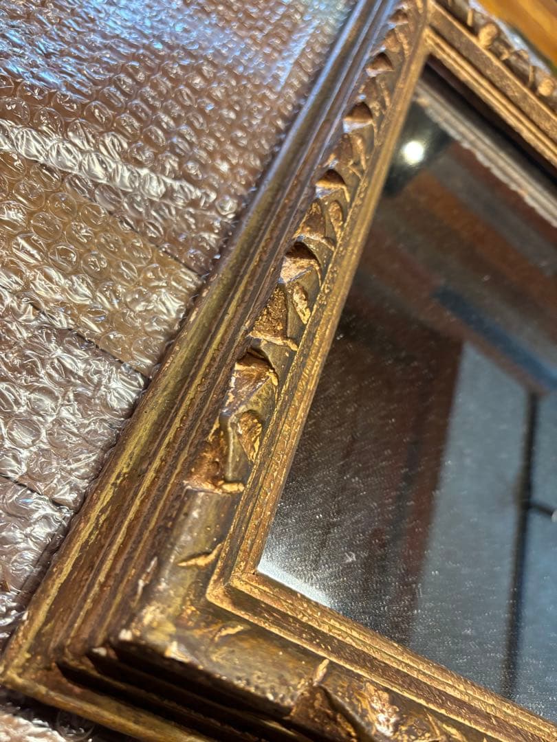 アンティー雑貨　一点もの　鏡　壁掛け