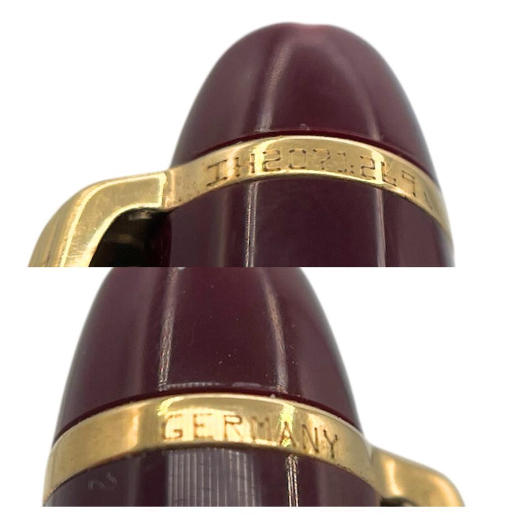 モンブラン レジン マイスターシュテュック 万年筆 ペン先14K ボルドー ペン