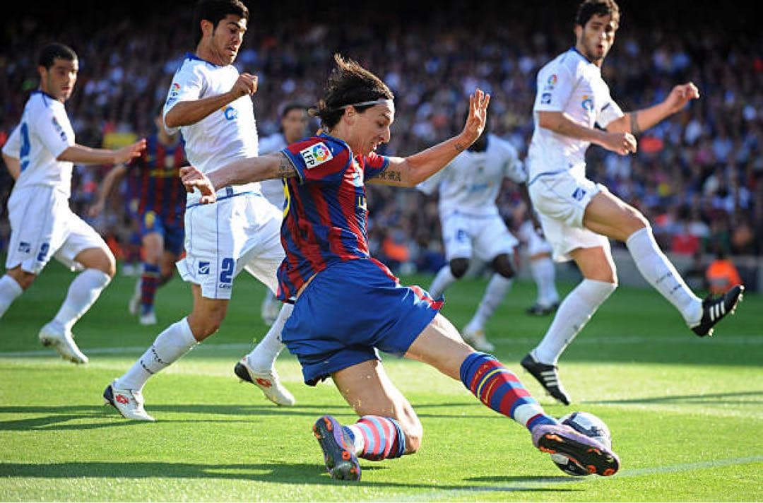 イブラヒモビッチ　ユニフォーム　バルセロナ　支給品　ラリーガ　09/10（H）