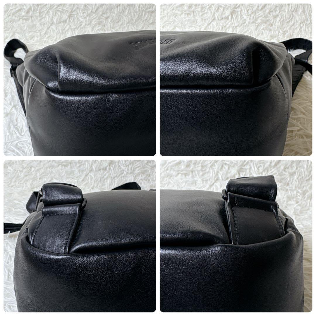 美品✨CAMPER カンペール Globo レザー リュック バックパック 黒