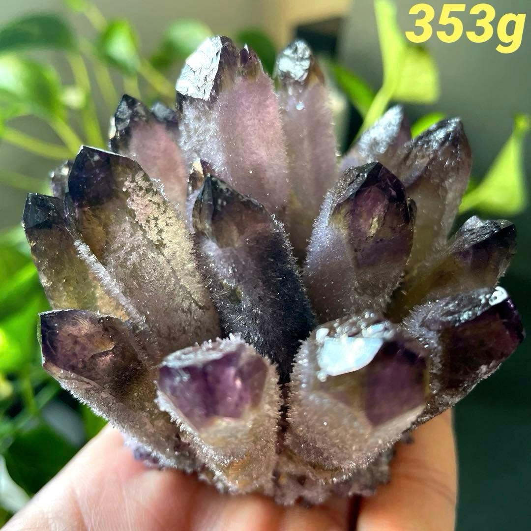 アメシスト、ストロベリークォーツ、ガーデンクォーツのセット